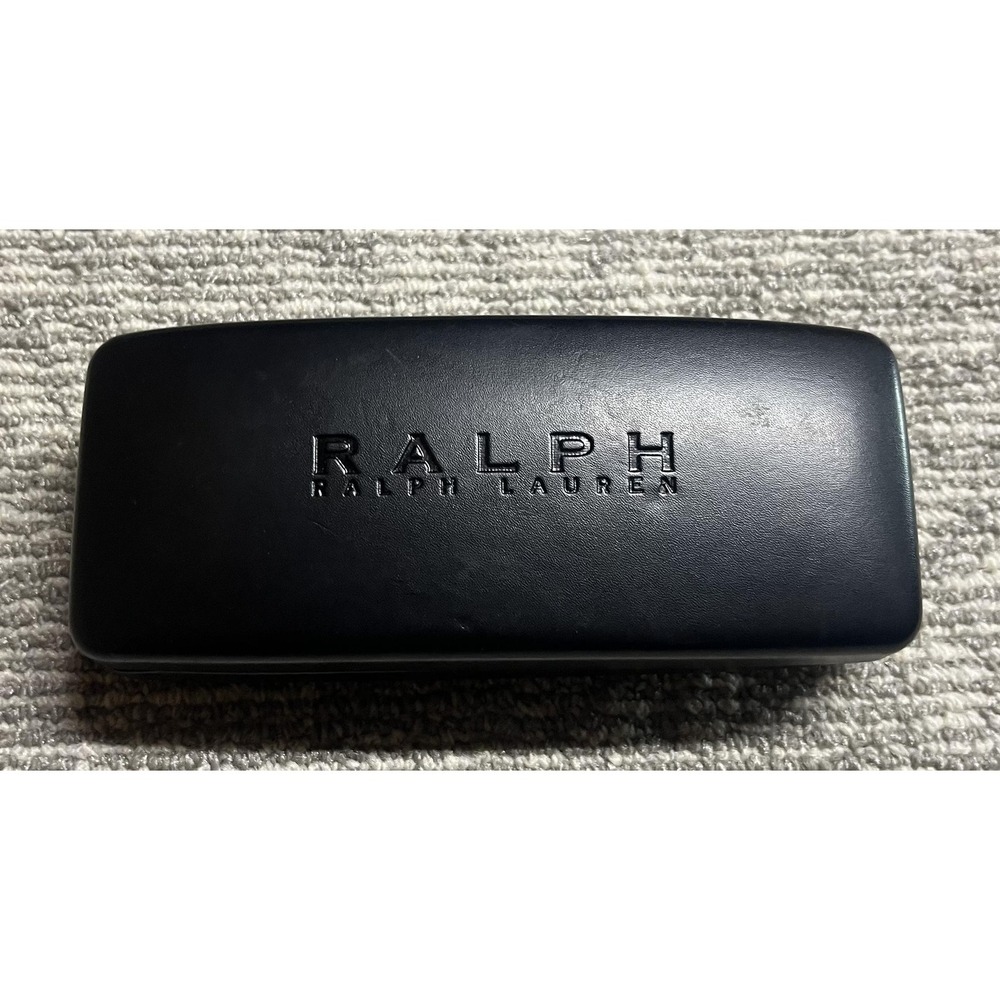 Ralph Lauren Black Hard Case To Fit Glasses Sunglasses Flip Top Felt Lined